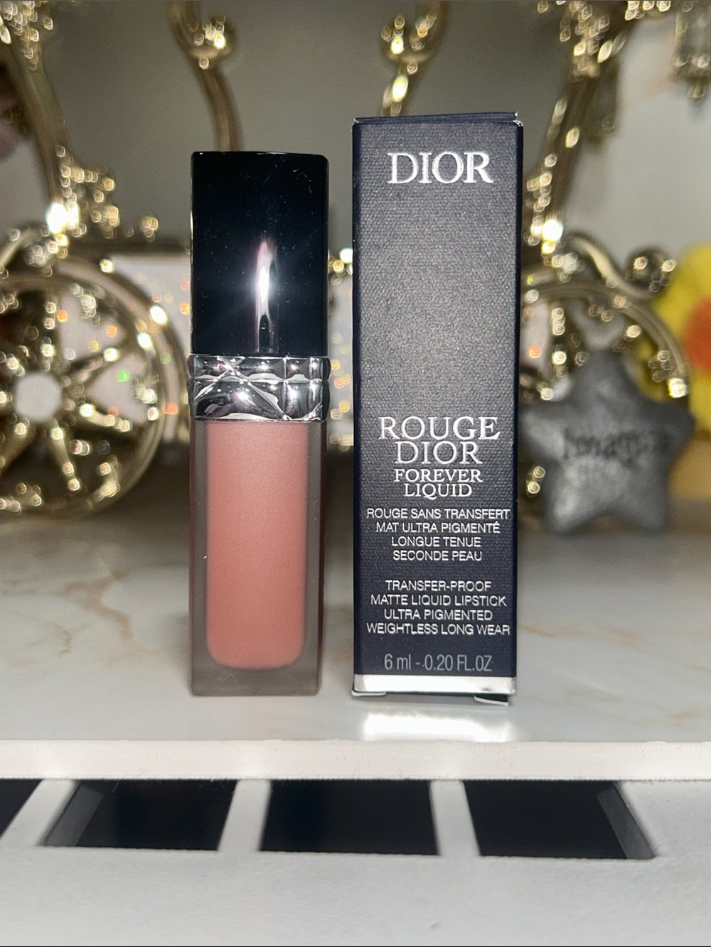 Dior Rouge Dior Forever Liquid Color 100 Forever Nude. NIB